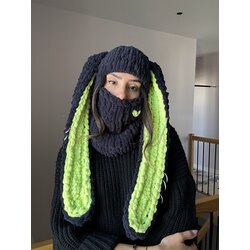 Uzun Kulaklı Tavşan Maske Balaclava