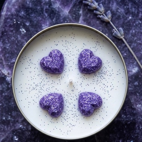 Cosmic Hearts Nazar Boncuklu Teneke Kutu Soya Mum