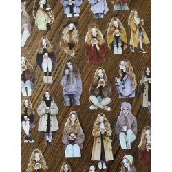 Life Begins After Coffee Pet Stickers