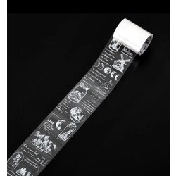 Moony White Pet Washi Bant/1 döngü