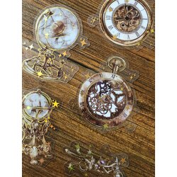 Time İs Now Hologram Pet Sticker Pack
