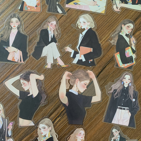 Black Humor Pet Stickers