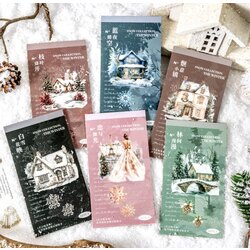 Snowy Dream Pet&Washi Sticker Kitapçıkları