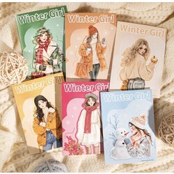 Winter Girl Pet Sticker Packs