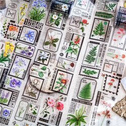 Retro Botanic Washi Bantlar/1 döngü