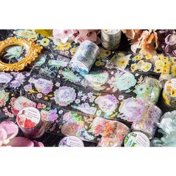 Bronzing Flower Pet Washi Bant/1 döngü
