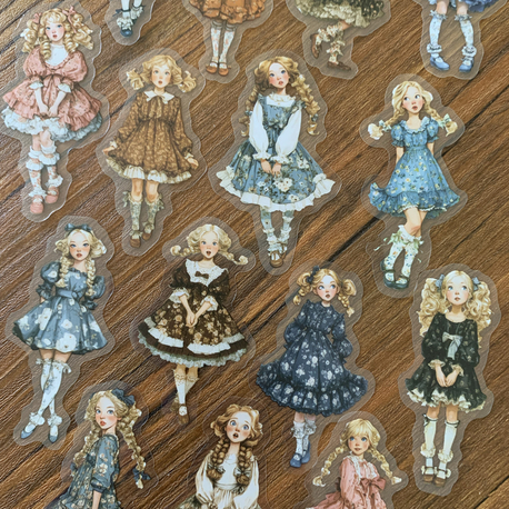 Lovely Dolls Pet Stickers