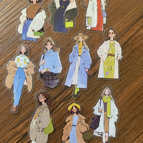 Stylish Day Pet Sticker Seti