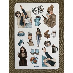 Coffee and Cookies Sticker Sayfası