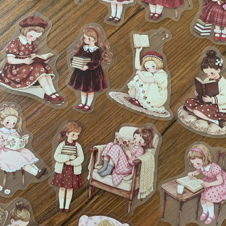 Red Reading Days Pet Stickers