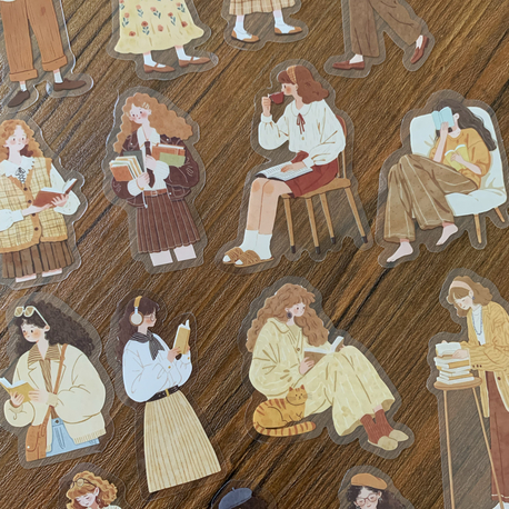 Girl Reaching For The Sun Pet Stickers