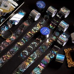 Hologram Washi Bantlar/1 döngü(30cm)