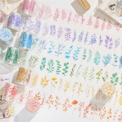Gentle Flowers Die Cut Pet Tape/1 döngü