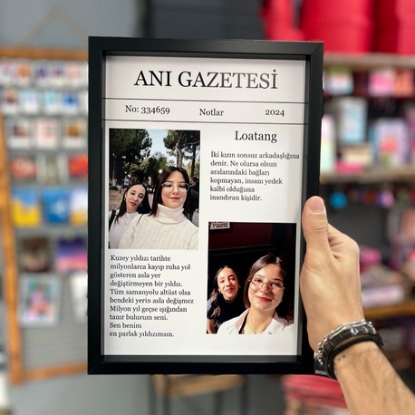 Kişiye Özel Anı Gazetesi