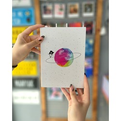 Saturn Kız Lastikli Defter