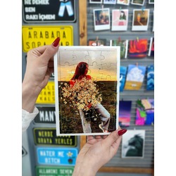 Kişiye Özel Fotoğraflı Puzzle (Küçük)