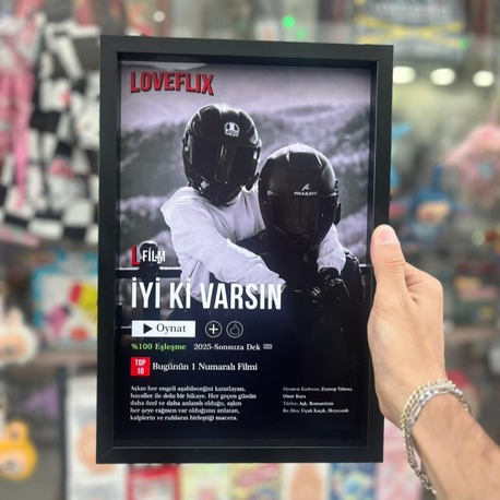 LoveFlix Özel Tasarım Çerçeve