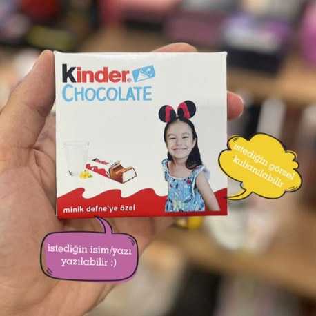 Kişiye Özel Kinder Çikolata 