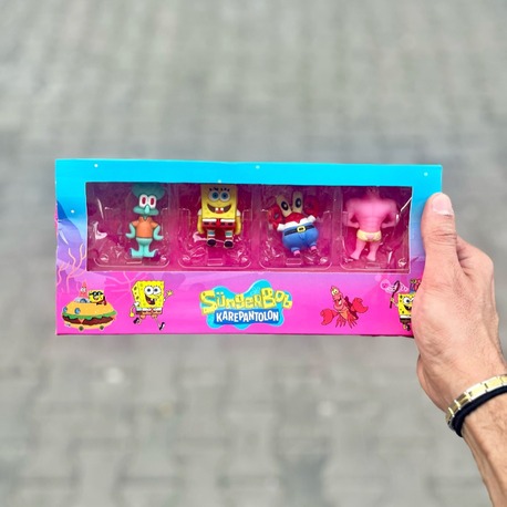 Sunger Bob Kutulu Figür Seti