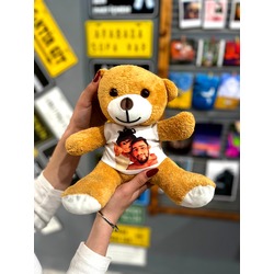 Kişiye Özel Fotoğraflı Peluş Ayıcık