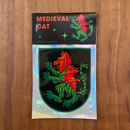 Medieval Cat - Sticker