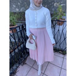 HENZA PLİSELİ ETEK