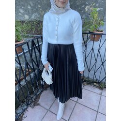 HENZA PLİSELİ ETEK