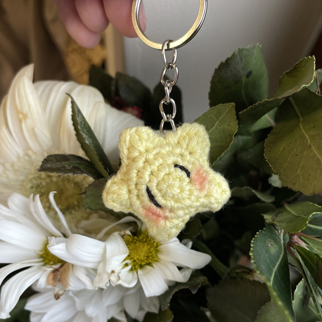 Yıldız anahtarlık charm 