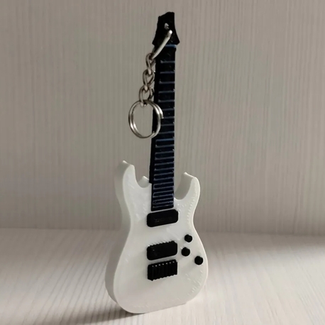 gitar anahtarlık 