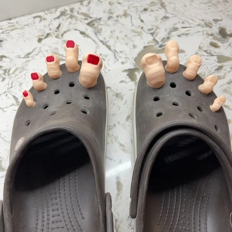 crocs terlik parmak süs