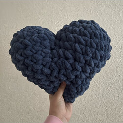 Lacivert kalpli yastık-orta boy