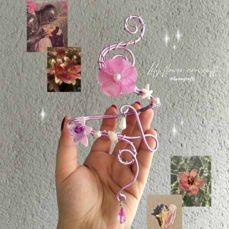 Lily flower armcuff ♡