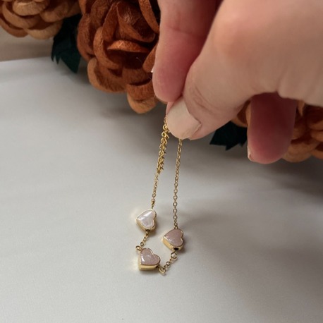 The Symphony Of Enamelled Hearts Bracelet