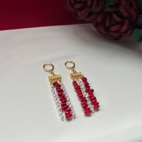 My Heart Beat Three Times Earrings