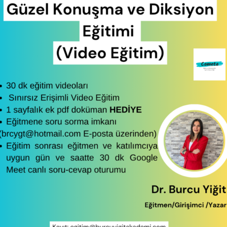 Güzel Konuşma ve Diksiyon Video Eğitim 