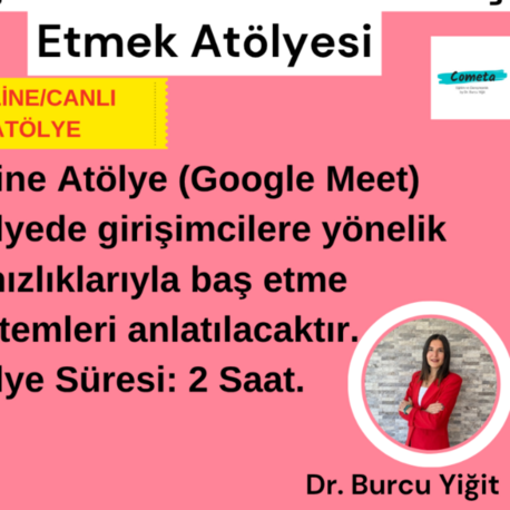 Girişimcilere Yalnızlıkla Baş Etmek Atölyesi (Online/Canlı Eğitim) 
