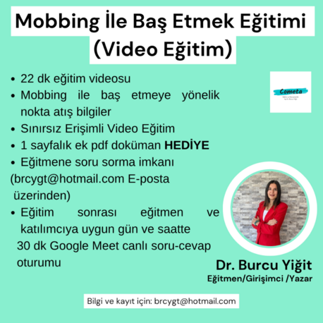 Mobbing İle Baş Etmek Eğitimi Video Eğitim