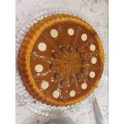 8-12 kişilik gold karamelli çikolatalı pasta 