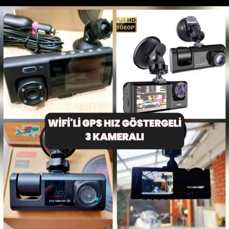 WİFİ GPS 3 LÜ KAMERA 
