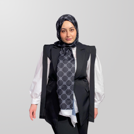 İp Detaylı Yelek Ceket