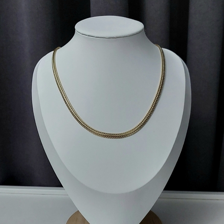 14k Gold Rengi Yassı Zincir Xuping Kolye (50 cm)