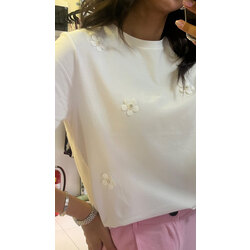 Çiçek Desen T-shirt