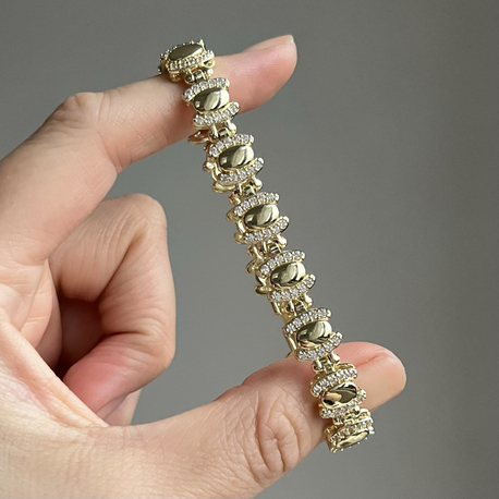 Gold Taşlı Bileklik