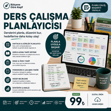 Ders Çalışma Planlayıcısı