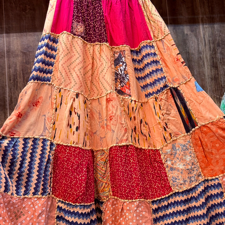 Otantik patchwork etek
