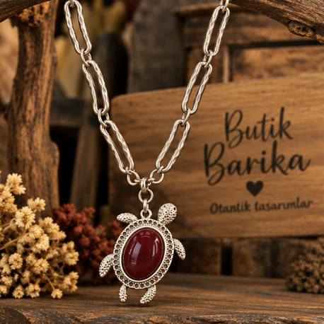 Bakır otantik kolye