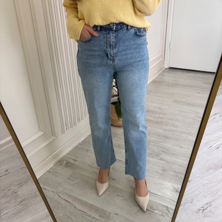 Zr model kesik paça jean 