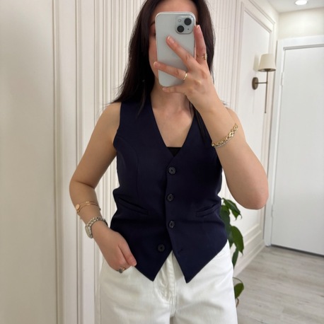 Aura Premium Lacivert Yelek 