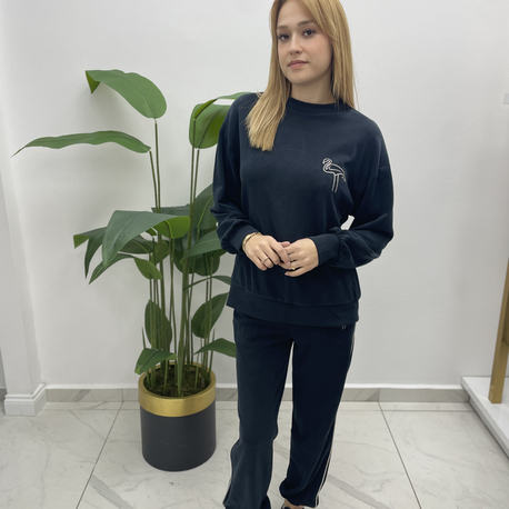 Arkası Desenli Eşofman Takımı 