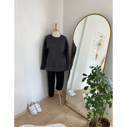 Asimetrik sweatshirt 